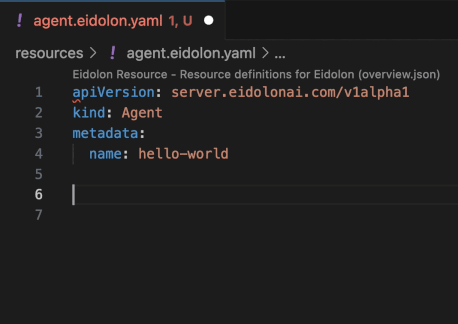 Eidolon Meets Your IDE: Fast, Validated Development with Schema Support